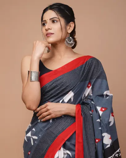 Pure Cotton Saree – Soft, Breathable & Everyday Comfort