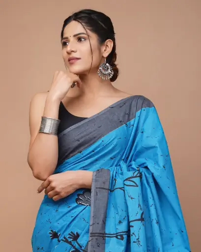 Pure Cotton Saree – Soft, Breathable & Everyday Comfort