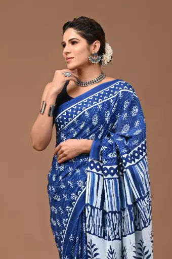 Pure Cotton Saree – Soft, Breathable & Everyday Comfort