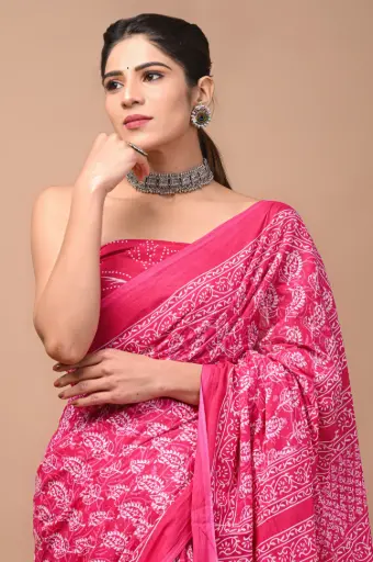 Pure Cotton Saree – Soft, Breathable & Everyday Comfort