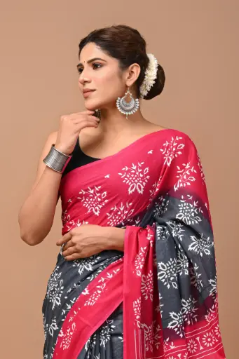 Pure Cotton Saree – Soft, Breathable & Everyday Comfort