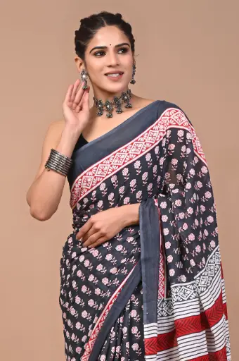 Pure Cotton Saree – Soft, Breathable & Everyday Comfort
