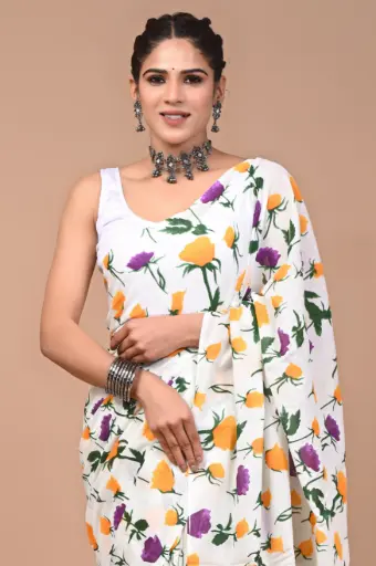 Pure Cotton Saree – Soft, Breathable & Everyday Comfort