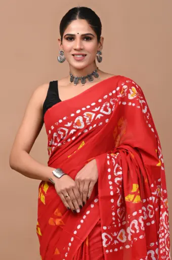 Pure Cotton Saree – Soft, Breathable & Everyday Comfort